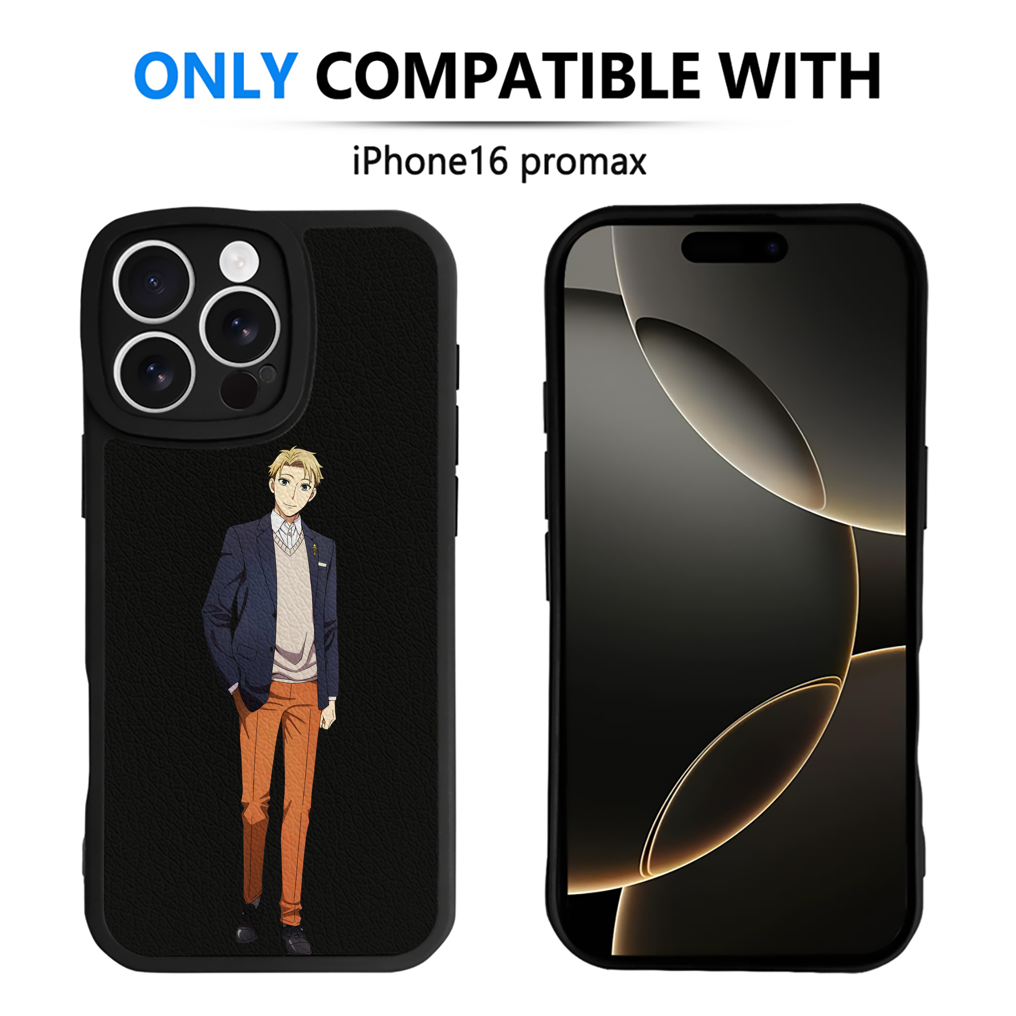 （画像用） SPY×FAMILY间谍家家酒 【iPhone 16シリーズ対応】シリコンスマホケース（レザー調） 材質：シリコン